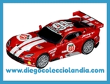 VIPER GT3 #91 " SRT MOTORSPORT " DE CARRERA GO REF / 64209 . COCHE EN ESCALA 1/43 . COMPATIBLE CON SCALEXTRIC COMPACT .  WWW.DIEGOCOLECCIOLANDIA.COM . TIENDA SCALEXTRIC MADRID ESPAÑA . SLOT CARS SHOP MADRID SPAIN . COCHES EN ESCALA 1/43 DE CARRERA GO COMPATIBLE CON SCALEXTRIC COMPACT .