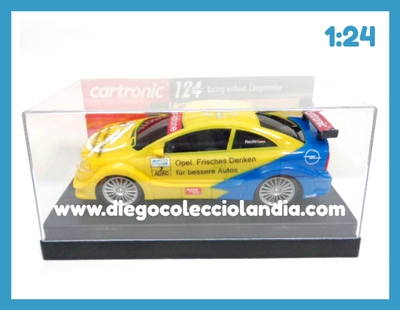 OPEL ASTRA V8  #7 DE CARTRONIC REF / 31010 . COCHE EN ESCALA 1:24 COMPATIBLE CON CIRCUITOS NINCO , CARRERA Y CARTRONIC  ........................... www.diegocolecciolandia.com . Tienda Slot, Scalextric Madrid, España . Slot Cars Shop Madrid Spain.