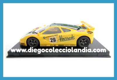 McLAREN F1 GTR " HARRODS " DE NINCO REF/ 50130 . EN SU CAJA ORIGINAL, PERO SIN EL CARTÓN EXTERIOR .TODOS LOS COCHES DE LA WEB, SON COMPATIBLES CON CIRCUITOS, SCALEXTRIC, SUPERSLOT, NINCO Y CARRERA....   www.diegocolecciolandia.com  . Tienda Slot Scalextric Madrid España . Slot Cars Shop Madrid Spain .