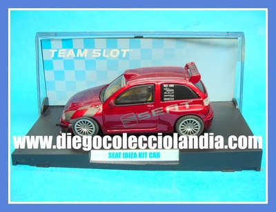 SEAT IBIZA KIT CAR " RACE TUNING " DE TEAM SLOT REF/ 10305 . TODOS LOS COCHES DE LA WEB, SON COMPATIBLES CON CIRCUITOS SCALEXTRIC, NINCO, SUPERSLOT Y CARRERA.........  www.diegocolecciolandia.com . Tienda Scalextric Madrid España . Slot Cars Shop Spain 
