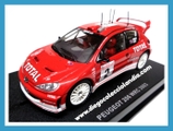 PEUGEOT 206 WRC 2003 #2 " RALLYE MONTE CARLO / BURNS "  DE AUTOART SLOT RACING REF / 13512 . COCHE CON LUCES . TODOS LOS COCHES DE LA WEB, SON COMPATIBLES CON CIRCUITOS SCALEXTRIC, SUPERSLOT, NINCO Y CARRERA... WWW.DIEGOCOLECCIOLANDIA.COM . TIENDA SLOT SCALEXTRIC MADRID ESPAÑA . SLOT CARS SHOP MADRID SPAIN.