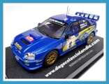 SUBARU IMPREZA WRC 2003 #8 " RALLYE MONTE CARLO / MÄKINEN "  DE AUTOART SLOT RACING REF / 13007 . COCHE CON LUCES . TODOS LOS COCHES DE LA WEB, SON COMPATIBLES CON CIRCUITOS SCALEXTRIC, SUPERSLOT, NINCO Y CARRERA... WWW.DIEGOCOLECCIOLANDIA.COM . TIENDA SLOT SCALEXTRIC MADRID ESPAÑA . SLOT CARS SHOP MADRID SPAIN.