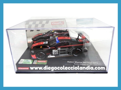 ASTON MARTIN VANTAGE GT3 " BULLITT RACING #99 "  DE CARRERA EVOLUTION REF/ 27784 . COCHE CON LUCES . TODOS LOS COCHES DE LA WEB, SON COMPATIBLES CON CIRCUITOS SCALEXTRIC, SUPERSLOT, NINCO Y CARRERA... www.diegocolecciolandia.com . Tienda Slot Scalextric Madrid España . Slot Cars Shop Madrid . Scalextric Store Spain .