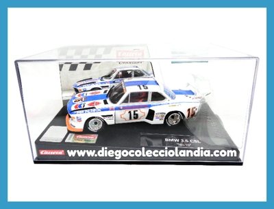 BMW 3.5 CSL #15 DE CARRERA EVOLUTION REF/ 27789 . COCHE CON LUCES . TODOS LOS COCHES DE LA WEB, SON COMPATIBLES CON CIRCUITOS SCALEXTRIC, SUPERSLOT, NINCO Y CARRERA... www.diegocolecciolandia.com . Tienda Slot Scalextric Madrid España . Slot Cars Shop Madrid . Scalextric Store Spain .