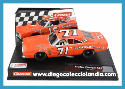 DODGE CHARGER 500 #71 DE CARRERA EVOLUTION REF/ 27639 .  TODOS LOS COCHES DE LA WEB, SON COMPATIBLES CON CIRCUITOS SCALEXTRIC, SUPERSLOT, NINCO Y CARRERA.... www.diegocolecciolandia.com . Tienda Slot Scalextric Madrid España. Slot Cars Shop Madrid Spain. 