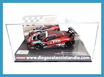 McLAREN 720S GT3 " ENDURO MOTORSPORT #77 BRITISH GT 2023 " DE CARRERA EVOLUTION REF/ 27782 . COCHE CON LUCES . TODOS LOS COCHES DE LA WEB, SON COMPATIBLES CON CIRCUITOS SCALEXTRIC, SUPERSLOT, NINCO Y CARRERA... www.diegocolecciolandia.com .Tienda Scalextric Madrid España . Scalextric Store Spain .