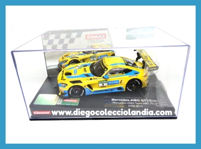 MERCEDES AMG GT3 EVO " TEAM HRT #4 " DE CARRERA EVOLUTION REF/ 27775 . COCHE CON LUCES . TODOS LOS COCHES DE LA WEB, SON COMPATIBLES CON CIRCUITOS SCALEXTRIC, SUPERSLOT, NINCO Y CARRERA... www.diegocolecciolandia.com . Tienda Slot Scalextric Madrid España . Slot Cars Shop Madrid . Scalextric Store Spain .