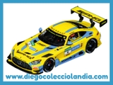 MERCEDES AMG GT3 EVO " TEAM HRT #4 " DE CARRERA EVOLUTION REF/ 27775 . COCHE CON LUCES . TODOS LOS COCHES DE LA WEB, SON COMPATIBLES CON CIRCUITOS SCALEXTRIC, SUPERSLOT, NINCO Y CARRERA... WWW.DIEGOCOLECCIOLANDIA.COM . TIENDA SLOT SCALEXTRIC MADRID ESPAÑA . SLOT CARS SHOP MADRID . SCALEXTRIC STORE SPAIN .