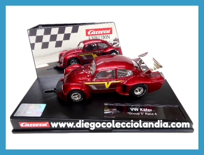 VW KÄFER " GROUP 5 " RACE 4 DE CARRERA EVOLUTION REF/ 27485 .  TODOS LOS COCHES DE LA WEB, SON COMPATIBLES CON CIRCUITOS SCALEXTRIC, SUPERSLOT, NINCO Y CARRERA.... www.diegocolecciolandia.com . Tienda Slot Scalextric Madrid España . Slot Cars Shop Madrid Spain . Scalextric Store Spain .