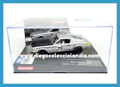 FORD MUSTANG GT #29 DE CARRERA EVOLUTION REF/ 20027554 .  TODOS LOS COCHES DE SLOT DE LA WEB, SON COMPATIBLES CON CIRCUITOS SCALEXTRIC, SUPERSLOT, NINCO Y CARRERA........ www.diegocolecciolandia.com . Tienda Slot Scalextric Madrid España. Slot Cars Shop Spain.