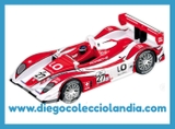 PORSCHE RS SPYDER " HORAG LISTA RACING - ALMS 2008 " DE CARRERA GO REF / 61050 . COCHE EN ESCALA 1/43 . COMPATIBLE CON SCALEXTRIC COMPACT .  WWW.DIEGOCOLECCIOLANDIA.COM . TIENDA SCALEXTRIC MADRID ESPAÑA . SLOT CARS SHOP MADRID SPAIN . COCHES EN ESCALA 1/43 DE CARRERA GO COMPATIBLE CON SCALEXTRIC COMPACT .