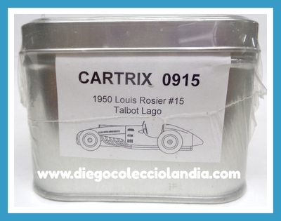 TALBOT LAGO #15 " LOUIS ROSIER " 1950 DE CARTRIX REF/ 0915 . SERIE GRAND PRIX LEGENDS DE CARTRIX . EDICIÓN LIMITADA Y NUMERADA DE 1500 UNIDADES. TODOS LOS COCHES DE LA WEB, SON COMPATIBLES CON CIRCUITOS SCALEXTRIC, SUPERSLOT, NINCO Y CARRERA..... www.diegocolecciolandia.com . Tienda Scalextric Slot Madrid España . Slot Cars Shop Madrid Spain .

