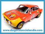 ALFA ROMEO GIULIA GTAJ " DRM 1972 " DE FLY CAR MODEL REF / 88312 . TODOS LOS COCHES DE LA WEB, SON COMPATIBLES CON CIRCUITOS SCALEXTRIC, SUPERSLOT, NINCO Y CARRERA..... WWW.DIEGOCOLECCIOLANDIA.COM . TIENDA SLOT SCALEXTRIC MADRID ESPAÑA . SLOT CARS SHOP MADRID SPAIN .