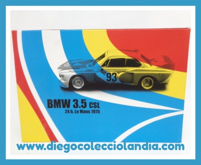 BMW 3.5 CSL ART CAR / LE MANS 1975 DE FLY CAR MODEL REF / 96048 . TODOS LOS COCHES DE LA WEB, SON COMPATIBLES CON CIRCUITOS SCALEXTRIC, SUPERSLOT, NINCO Y CARRERA.... www.diegocolecciolandia.com . Tienda Scalextric Slot Madrid España . Slot Cars Shop Madrid Spain .