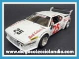 BMW M1 #25 " 24H. DAYTONA 1980 " DE FLY CAR MODEL REF/ 88315 .TODOS LOS COCHES DE SLOT DE LA WEB, SON COMPATIBLES CON CIRCUITOS SCALEXTRIC, SUPERSLOT, NINCO Y CARRERA..........  WWW.DIEGOCOLECCIOLANDIA.COM . TIENDA SCALEXTRIC SLOT MADRID ESPAÑA. SLOT CARS SHOP MADRID SPAIN