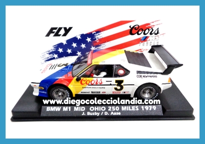 BMW M1 MID " OHIO 250 MILES 1979 " DE FLY CAR MODEL REF / A2085 . REFERENCIA DE LA NUEVA FLY . TODOS LOS COCHES DE LA WEB, SON COMPATIBLES CON CIRCUITOS SCALEXTRIC, SUPERSLOT, NINCO Y CARRERA... www.diegocolecciolandia.com . Tienda Scalextric Madrid España . Slot Cars Shop Madrid Spain . Fly Car Model Store . Scalextric Store Madrid .