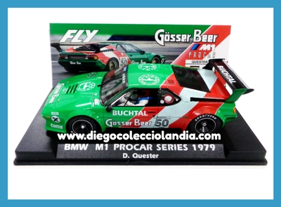 BMW M1 " PROCAR SERIES 1979 " DE FLY CAR MODEL REF / A2087 . REFERENCIA DE LA NUEVA FLY . TODOS LOS COCHES DE LA WEB, SON COMPATIBLES CON CIRCUITOS SCALEXTRIC, SUPERSLOT, NINCO Y CARRERA... www.diegocolecciolandia.com . Tienda Scalextric Madrid España . Scalextric Store Madrid Spain .