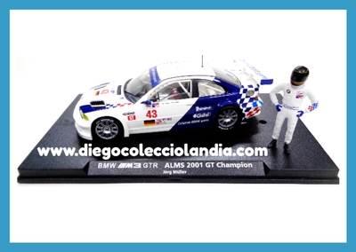 BMW M3 ALMS " 2001 GT CHAMPION / JÖRG MÜLLER " DE FLY  CAR MODEL  REF/ 96014 . TODOS LOS COCHES DE LA WEB, SON COMPATIBLES CON CIRCUITOS SCALEXTRIC, SUPERSLOT, NINCO Y CARRERA... www.diegocolecciolandia.com . Tienda Slot Scalextric Madrid España . Slot Cars Shop Madrid Spain . Fly Car Model Store . Scalextric Store Spain .