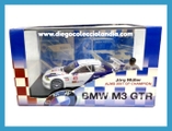 BMW M3 ALMS " 2001 GT CHAMPION / JÖRG MÜLLER " DE FLY  CAR MODEL  REF/ 96014 . TODOS LOS COCHES DE LA WEB, SON COMPATIBLES CON CIRCUITOS SCALEXTRIC, SUPERSLOT, NINCO Y CARRERA... WWW.DIEGOCOLECCIOLANDIA.COM . TIENDA SLOT SCALEXTRIC MADRID ESPAÑA . SLOT CARS SHOP MADRID SPAIN . FLY CAR MODEL STORE . SCALEXTRIC STORE SPAIN .