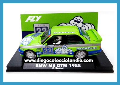 BMW M3 " DTM 1988 / C. DANNER " DE FLY CAR MODEL REF / A2102 . REFERENCIA DE LA NUEVA FLY . TODOS LOS COCHES DE LA WEB, SON COMPATIBLES CON CIRCUITOS SCALEXTRIC, SUPERSLOT, NINCO Y CARRERA... www.diegocolecciolandia.com . Tienda Scalextric Madrid . Tienda Slot Madrid . Tienda Scalextric España . Tienda Slot España .