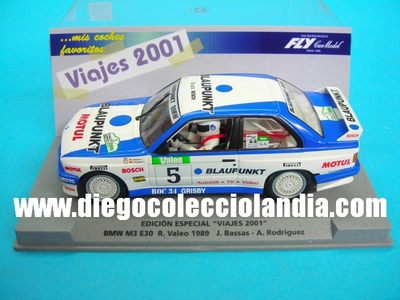 BMW M3 E30 " Rally Valeo 1989 " de Fly Car Model Ref/ 99084. EDICIÓN ESPECIAL " VIAJES 2001 ".
Edición Limitada y Numerada. TODOS LOS COCHES DE SLOT DE LA WEB, SON COMPATIBLES CON CIRCUITOS SCALEXTRIC, SUPERSLOT, NINCO Y CARRERA............ www.diegocolecciolandia.com . Tienda Scalextric Madrid España . Slot Cars Shop Spain.