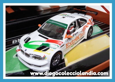 BMW M3 GTR " EDICIÓN ESPECIAL CAJA EXTREMADURA " DE FLY CAR MODEL REF/ 96049 . TODOS LOS COCHES DE LA WEB SON, COMPATIBLES CON CIRCUITOS SCALEXTRIC, SUPERSLOT, NINCO Y CARRERA...  www.diegocolecciolandia.com . Tienda Scalextric Madrid. Tienda Slot madrid. Tienda Scalextric España . Tienda Slot España .