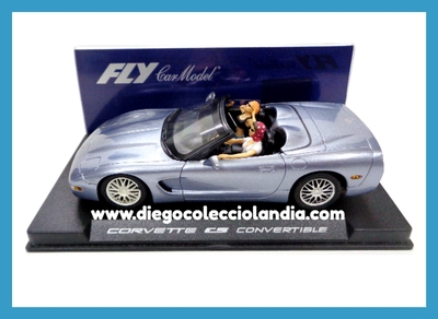CHEVROLET CORVETTE C5 CONVERTIBLE DE FLY CAR MODEL REF/ 88067 . TODOS LOS COCHES DE LA WEB, SON COMPATIBLES CON CIRCUITOS SCALEXTRIC, SUPERSLOT, NINCO Y CARRERA..... www.diegocolecciolandia.com . Slot Cars Shop Madrid Spain . Tienda Slot Scalextric Madrid España .