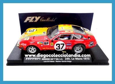 FERRARI 365 GTB4 " 24H. LE MANS 1973 " REF/ 88080 .TODOS LOS COCHES DE LA WEB, SON COMPATIBLES CON CIRCUITOS SCALEXTRIC, SUPERSLOT, NINCO Y CARRERA.... www.diegocolecciolandia.com . Tienda Slot Scalextric Madrid España . Slot Cars Shop Madrid Spain . Scalextric Store Madrid .