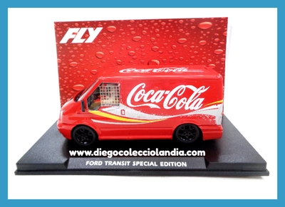 FORD TRANSIT " COCA COLA / SPECIAL EDITION " DE FLY CAR MODEL REF / EVAN01 . REFERENCIA DE LA NUEVA FLY . TODOS LOS COCHES DE LA WEB, SON COMPATIBLES CON CIRCUITOS SCALEXTRIC, SUPERSLOT, NINCO Y CARRERA... www.diegocolecciolandia.com . Tienda Scalextric Madrid España . Slot Cars Shop Madrid Spain . Fly Car Model Store . Scalextric Store Madrid .