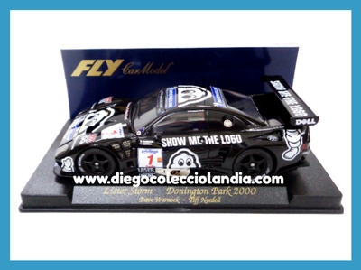 LISTER STORM " DONINGTON PARK 2000 " DE FLY CAR MODEL REF / A107 . TODOS LOS COCHES DE LA WEB, SON COMPATIBLES CON CIRCUITOS SCALEXTRIC, SUPERSLOT, NINCO Y CARRERA... www.diegocolecciolandia.com . Tienda Slot Scalextric Madrid España . Slot Cars Shop Madrid Spain . Scalextric Store Madrid Spain . Fly Car Model Store .
