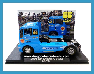 MAN TR1400 " G.P. JARAMA 2023 / JOSY " DE FLY CAR MODEL REF / TRUCK 62 . REFERENCIA DE LA NUEVA FLY . TODOS LOS COCHES Y CAMIONES DE LA WEB, SON COMPATIBLES CON CIRCUITOS SCALEXTRIC, SUPERSLOT, NINCO Y CARRERA....  www.diegocolecciolandia.com . Tienda Scalextric Slot Madrid España . Slot Cars Shop Madrid Spain . Scalextric Store Madrid Spain .