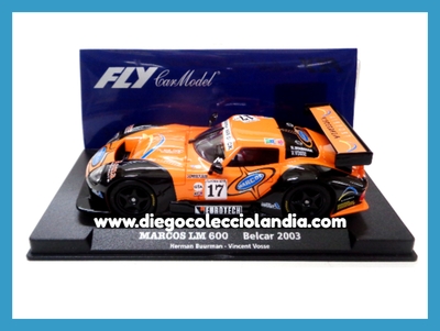 MARCOS LM 600 " BELCAR 2003 " DE FLY CAR MODEL REF/ 88063 . TODOS LOS COCHES DE LA WEB SON, COMPATIBLES CON CIRCUITOS SCALEXTRIC, SUPERSLOT, NINCO Y CARRERA...  www.diegocolecciolandia.com . Tienda Scalextric Slot Madrid España . Slot Cars Shop Madrid Spain . Fly Car Model Store . Scalextric Store Madrid .