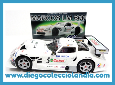 MARCOS LM 600 #5 " LM SPANISH CHAMPIONSHIP GT 2002 " / COLECCIONABLE CRIN " DE FLY CAR MODEL REf / 88232 . SIN CAJA . ( LOS COCHES DEL COLECCIONABLE CRIN , NO SE VENDIERON, EN SU MOMENTO, CON CAJA ) . TODOS LOS COCHES DE LA WEB, SON COMPATIBLES CON CIRCUITOS SCALEXTRIC, NINCO, SUPERSLOT Y CARRERA. www.diegocolecciolandia.com . Tienda Scalextric Slot Madrid España . Slot Cars Shop Madrid 