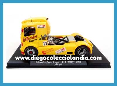 MERCEDES BENZ ATEGO " FIA ETRC 1998 " DE FLY CAR MODEL / GB TRACK REF / 08007 . TODOS LOS COCHES Y CAMIONES DE SLOT DE LA WEB, SON COMPATIBLES CON CIRCUITOS SCALEXTRIC, SUPERSLOT, NINCO Y CARRERA.. www.diegocolecciolandia.com . Tienda Scalextric Slot Madrid España . Scalextric Store Madrid 