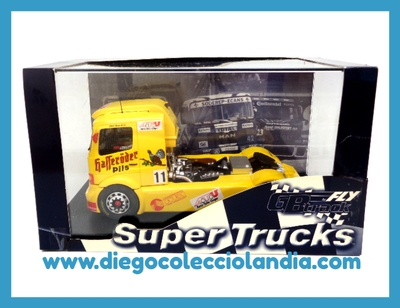 MERCEDES BENZ ATEGO " FIA ETRC 1998 " DE FLY CAR MODEL / GB TRACK REF / 08007 . TODOS LOS COCHES Y CAMIONES DE SLOT DE LA WEB, SON COMPATIBLES CON CIRCUITOS SCALEXTRIC, SUPERSLOT, NINCO Y CARRERA.. www.diegocolecciolandia.com . Tienda Scalextric Slot Madrid España . Scalextric Store Madrid 