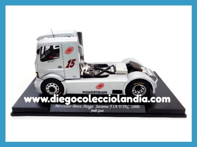 MERCEDES BENZ ATEGO " JARAMA FIA ETRC 2000 " DE FLY CAR MODEL / GB TRACK REF / 08004 . TODOS LOS COCHES Y CAMIONES DE SLOT DE LA WEB, SON COMPATIBLES CON CIRCUITOS SCALEXTRIC, SUPERSLOT, NINCO Y CARRERA.. www.diegocolecciolandia.com . Tienda Scalextric Slot Madrid España . Scalextric Store Madrid 