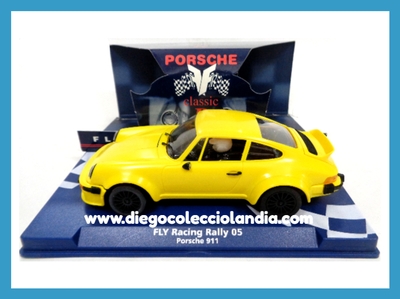 PORSCHE 911 " FLY RACING RALLY 2005 " DE FLY CAR MODEL REF/ 07057 / FLY 132 .TODOS LOS COCHES DE LA WEB, SON COMPATIBLES CON CIRCUITOS SCALEXTRIC, SUPERSLOT, NINCO Y CARRERA....  www.diegocolecciolandia.com . Tienda Scalextric Madrid .Tienda Slot España . Scalextric Shop Spain. Scalextric Store Spain . Fly Car Model Store .