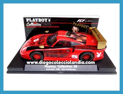 PORSCHE 911 GT1 " PLAYBOY COLLECTION 05 / DECEMBER 1988 " DE FLY CAR MODEL REF/ 99049 . TODOS LOS COCHES DE LA WEB, SON COMPATIBLES CON CIRCUITOS SCALEXTRIC, SUPERSLOT, NINCO Y CARRERA... www.diegocolecciolandia.com . Slot Cars Shop Madrid Spain . Tienda Slot Scalextric Madrid España .
