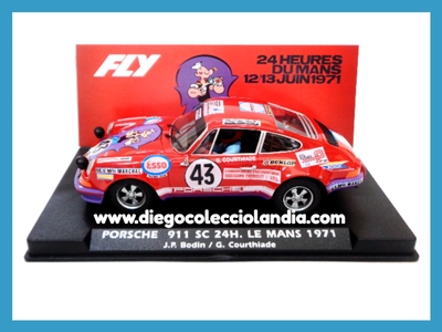 PORSCHE 911 SC " 24H. LE MANS 1971 " DE FLY CAR MODEL REF / A2072 . REFERENCIA DE LA NUEVA FLY . TODOS LOS COCHES DE LA WEB, SON COMPATIBLES CON CIRCUITOS SCALEXTRIC, SUPERSLOT, NINCO Y CARRERA... www.diegocolecciolandia.com . Tienda Scalextric Madrid España . Scalextric Store Madrid Spain . Scalextric Shop Spain .