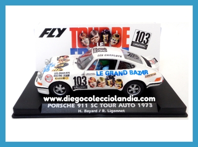 PORSCHE 911 SC " TOUR AUTO 1973 " DE FLY CAR MODEL REF / A2052 . REFERENCIA DE LA NUEVA FLY . TODOS LOS COCHES DE LA WEB, SON COMPATIBLES CON CIRCUITOS SCALEXTRIC, SUPERSLOT, NINCO Y CARRERA... www.diegocolecciolandia.com . Tienda Scalextric Madrid España . Slot Cars Shop Madrid Spain . Fly Car Model Store . Scalextric Store Madrid .