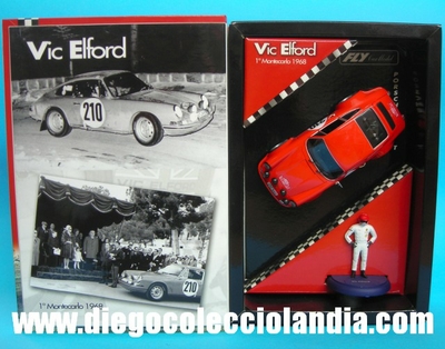 Porsche 911 T " 1º Rally Montecarlo 1968 ". VIC ELFORD W08 DE FLY CAR MODEL REF/ 96034 . TODOS LOS COCHES DE SLOT DE LA WEB, SON COMPATIBLES CON CIRCUITOS SCALEXTRIC, SUPERSLOT, NINCO Y CARRERA.