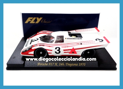 PORSCHE 917 K " 24H. DAYTONA 1970 " DE FLY CAR MODEL REF / C59 . TODOS LOS COCHES DE LA WEB, SON COMPATIBLES CON CIRCUITOS SCALEXTRIC, SUPERSLOT, NINCO Y CARRERA... www.diegocolecciolandia.com . Tienda Scalextric Madrid España . Slot Cars Shop Madrid Spain . Fly Car Model Store .