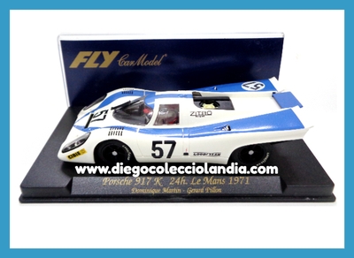 PORSCHE 917 K " 24H. LE MANS 1971 " DE FLY CAR MODEL REF / C86 . TODOS LOS COCHES DE LA WEB, SON COMPATIBLES CON CIRCUITOS SCALEXTRIC, SUPERSLOT, NINCO Y CARRERA..... www.diegocolecciolandia.com . Tienda Scalextric Slot Madrid España . Slot Cars Shop Madrid Spain .