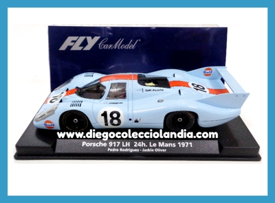 PORSCHE 917 LH " 24H. LE MANS 1971 / PEDRO RODRIGUEZ  " DE FLY CAR MODEL REF/ 88183 . TODOS LOS COCHES DE LA WEB SON, COMPATIBLES CON CIRCUITOS SCALEXTRIC, SUPERSLOT, NINCO Y CARRERA...  www.diegocolecciolandia.com . Tienda scalextric Slot Madrid España. Slot Cars Shop Madrid Spain . Scalextric Store Spain .
