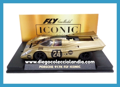 PORSCHE 917K " FLY ICONIC " DE FLY CAR MODEL REF / E2102 . REFERENCIA DE LA NUEVA FLY . TODOS LOS COCHES DE LA WEB, SON COMPATIBLES CON CIRCUITOS SCALEXTRIC, SUPERSLOT, NINCO Y CARRERA... www.diegocolecciolandia.com . Tienda Scalextric Madrid España . Scalextric Store Madrid Spain . Scalextric Shop Spain .
