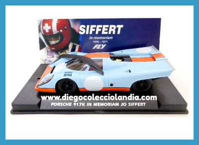 PORSCHE 917K GULF " IN MEMORIAM JO SIFFERT " DE FLY CAR MODEL REF / A2094 . REFERENCIA DE LA NUEVA FLY . TODOS LOS COCHES DE LA WEB, SON COMPATIBLES CON CIRCUITOS SCALEXTRIC, SUPERSLOT, NINCO Y CARRERA... www.diegocolecciolandia.com . Tienda Scalextric Madrid España . Slot Cars Shop Madrid Spain . Fly Car Model Store . Scalextric Store Madrid .