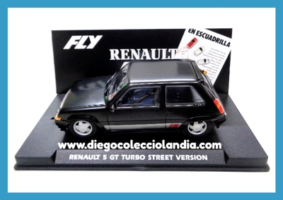 RENAULT 5 GT TURBO " STREET VERSION  BLACK "  DE FLY CAR MODEL REF / A2106 . REFERENCIA DE LA NUEVA FLY . TODOS LOS COCHES DE LA WEB, SON COMPATIBLES CON CIRCUITOS SCALEXTRIC, SUPERSLOT, NINCO Y CARRERA... www.diegocolecciolandia.com . Tienda Scalextric Madrid España . Slot Cars Shop Madrid Spain . Fly Car Model Store . Scalextric Store Madrid .