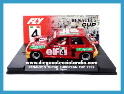 RENAULT 5 TURBO #4 " EUROPEAN CUP 1982 "  DE FLY CAR MODEL REF / A2070 . REFERENCIA DE LA NUEVA FLY . TODOS LOS COCHES DE LA WEB, SON COMPATIBLES CON CIRCUITOS SCALEXTRIC, SUPERSLOT, NINCO Y CARRERA... www.diegocolecciolandia.com . Tienda Scalextric Madrid España . Slot Cars Shop Madrid Spain . Fly Car Model Store . Scalextric Store Madrid .