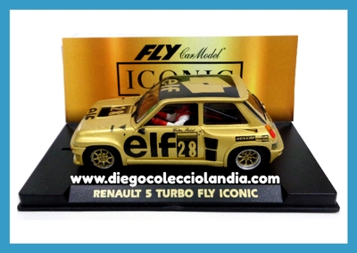 RENAULT 5 TURBO " FLY ICONIC " DE FLY CAR MODEL REF / E2109 . REFERENCIA DE LA NUEVA FLY . TODOS LOS COCHES DE LA WEB, SON COMPATIBLES CON CIRCUITOS SCALEXTRIC, SUPERSLOT, NINCO Y CARRERA... www.diegocolecciolandia.com . Tienda Scalextric Madrid España . Slot Cars Shop Madrid Spain . Fly Car Model Store . Scalextric Store Madrid .