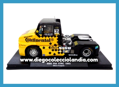 SISU FIA ETRC 1993 DE FLY CAR MODEL / GB TRACK REF/ 08027 / TRUCK 11 . TODOS LOS COCHES Y CAMIONES DE SLOT DE LA WEB, SON COMPATIBLES CON CIRCUITOS SCALEXTRIC,  SUPERSLOT, NINCO Y CARRERA..... www.diegocolecciolandia.com . Slot Cars Shop Madrid Spain . Tienda Slot Scalextric Madrid España . Scalextric Store Madrid Spain .